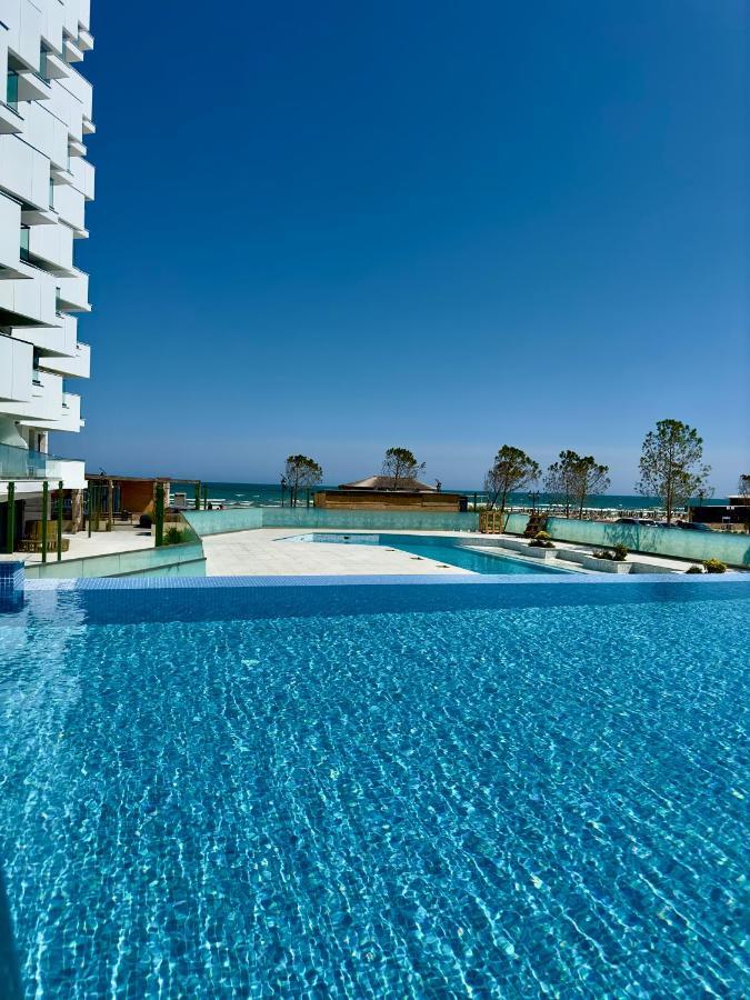 Aqua Vista Infinity Resort & Spa - Studio Lux - Piscina Infinity, Jacuzzi, Sauna, Gym - Privat Năvodari Eksteriør bilde